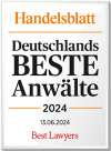 Handelsblatt Deutschlands Beste Anwälte 2024